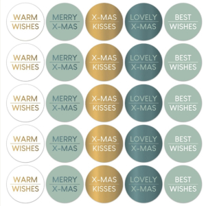 Kadostickers | Kerstwensen cool